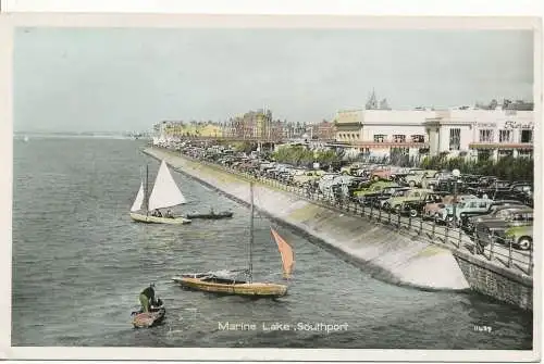 PC15164 Marine Lake. Southport. Nr. 11439. RP. 1960