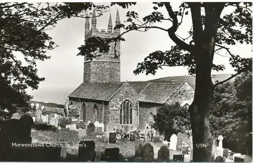 PC15105 Morwenstowe Kirche. St. Johns. Lilywhite. RP. 1971