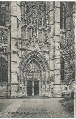 PC12763 Beauvais. Die Kathedrale Nordtor. ND