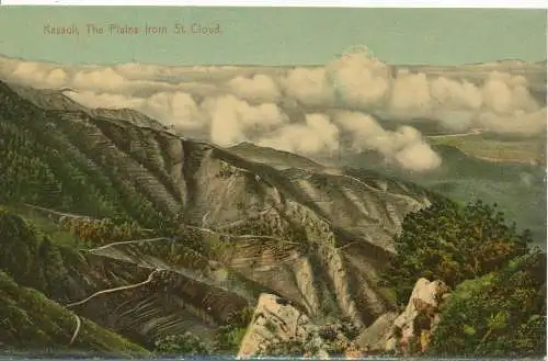 PC12739 Kasauli. Die Ebenen von St. Wolke. Moorli Dhur. Nr. 1209