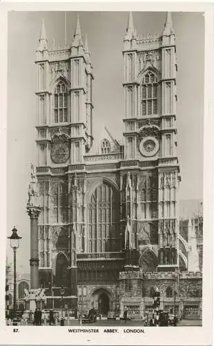 PC15126 Westminster Abbey. London. Boreham. Nr. 87. RP