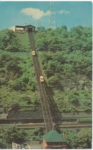 PC12825 Mt. Washington Incline Pittsburgh. Pa. Wonday. Dexter