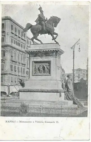 PC12765 Neapel. Denkmal für Vittorio Emanuele II