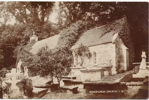 PC14943 Bonchurch Church. I.W. RP