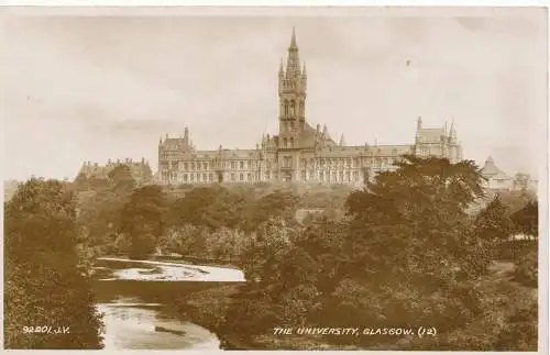 PC15259 Die Universität. Glasgow. Valentinstag. RP