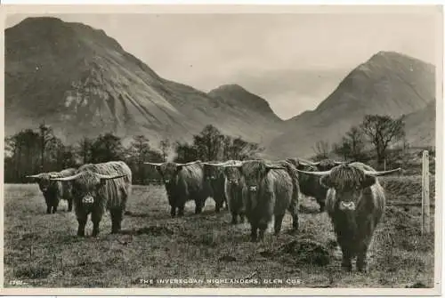 PC14805 Die Invereggan Highlanders. Glen Coe. Weiß. Das Beste von allem. Nr. 1701. RP