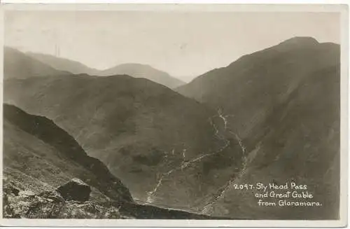 PC15365 Stil Kopfpass und großer Giebel von Glaramara. Abraham. Nr. 2097. RP. 1940