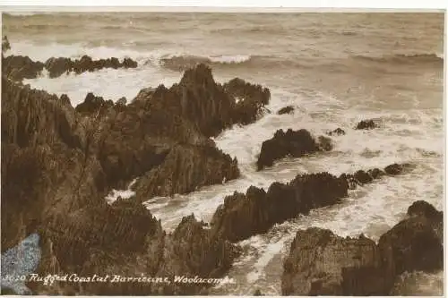 PC15496 Rüschenküste am Barrikan. Woolacombe. Sweetman. RP. 1953