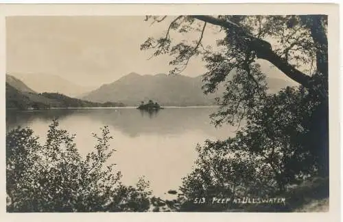 PC15481 Peet at Ullswater. Pettitts-Preismedaille Serie 513. RP