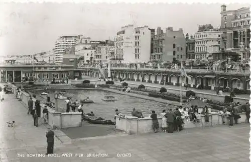 PC15412 Das Bootspool. West Pier. Brighton. Schuhschmied und Etheridge. RP. 1965