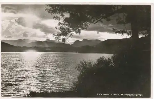 PC15516 Evening Lake. Windermere. Atkinson und Pollitt. RP