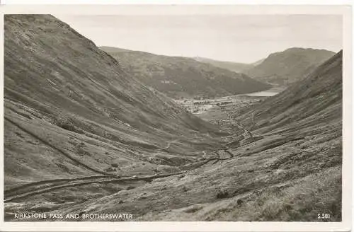 PC15521 Kirkstone Pass und Brotherswater. Sanderson und Dixon. RP