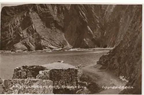 PC15487 Alter Hafen und Strand. Hartland Quay. Sweetman. Nr. 1869. RP