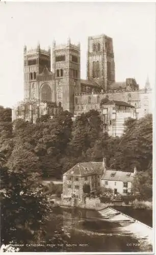 PC15433 Durham Cathedral aus dem Südwesten. Walter Scott. RP