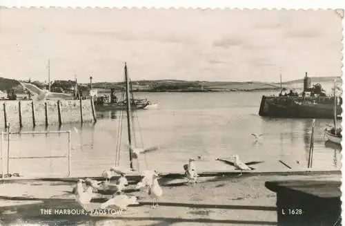 PC15586 Der Hafen. Padstow. Valentinstag. RP. 1961