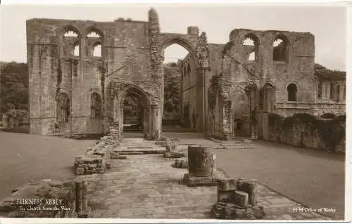 PC15428 Furness Abbey. Die Kirche aus dem Westen. H.M. Werksamt. RP