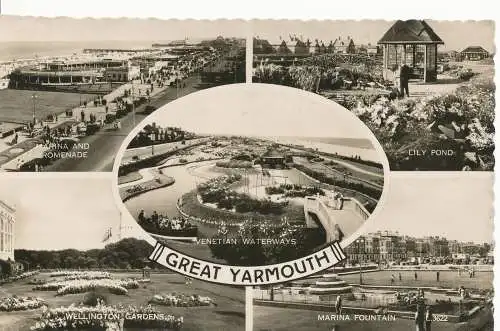 PC15701 Great Yarmouth. Multi-View. Valentinstag. RP. 1959