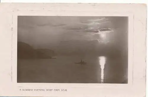 PC15706 Ein Sommerabend. Port Erin. I.O.M. Prideaux. RP. 1909