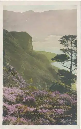 PC15587 Heidefarbene Höhen. Derwentwater. Blick von Walla Crag. Abraham. Nr. 703. R