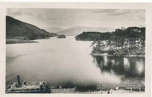 PC15528 Blick auf Windermere vom Ferry Hotel. Abrahams Serie 476. RP