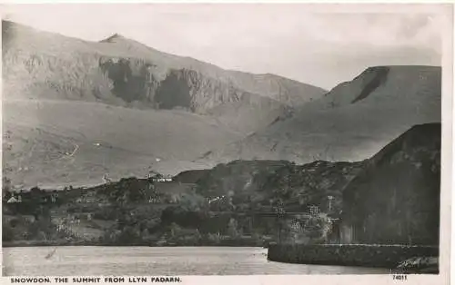 PC15479 Snowdon. Der Gipfel von Llyn Padarn. Photochrom. Nr. 74011. RP