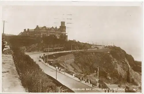 PC15966 Douglas Bay Hotel und Port Jack. I.O.M. RP. 1930