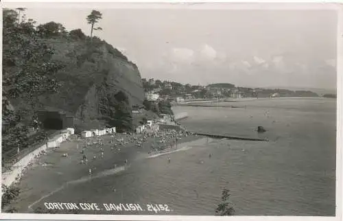 PC16086 Coryton Cove. Dawlish. Chapman und Sohn. RP. 1954