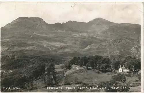 PC15911 Moelwyn von Caerblaidd. Y.H.A. Ffestiniog. Hutton. RP