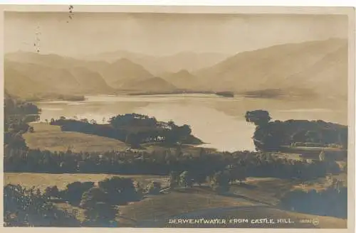 PC15560 Derwentwater von Castle Hill. Valentinstag. Nr. 19390. RP