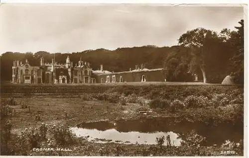 PC15723 Cromer Hall. Rounce und Wortley. RP. 1937