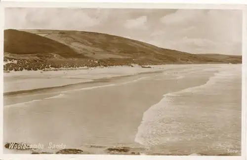 PC15967 Woolacombe Sands. Englische Serie. RP