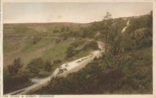 PC15813 Der Stein und die Gibbet. Hinterkopf. P.L. Huggins. RA