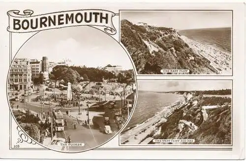 PC16246 Bournemouth. Multi-View. Dearden und Wade. RP. 1953