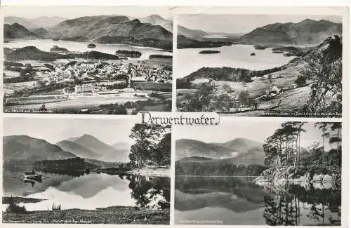 PC16152 Derwentwater. Multi-View. G.P. Abraham. RP. 1955