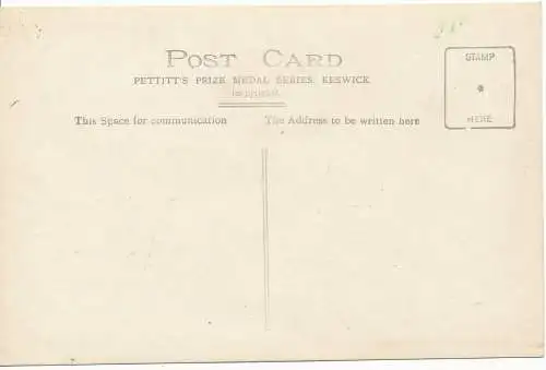 PC15873 Keswick. Derwentwater und Skiddaw von Falcon Crag. Pettitt. RP