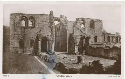 PC15669 Furness Abbey. Schnell. RP