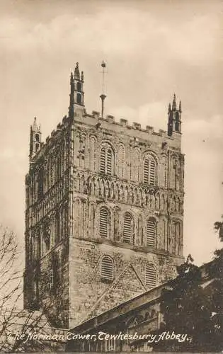 PC15854 Der normannische Turm. Tewkesbury Abbey