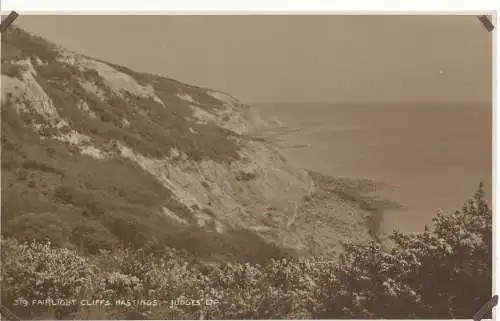 PC15655 Fairlight Cliffs. Hastings. Judges Ltd. Nr. 319. RP