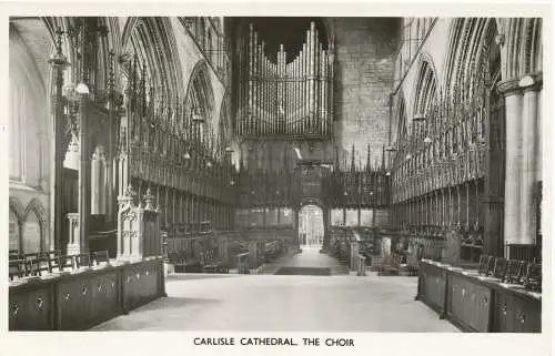 PC16197 Carlisle Cathedral. Der Chor. Tassell Ltd. RP