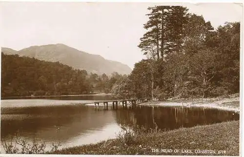 PC15993 Der Kopf des Sees. Coniston. Lachsserie. RP. 1936