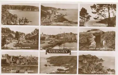 PC16023 Guernsey. Multi-View. Valentinstag. RP. 1952