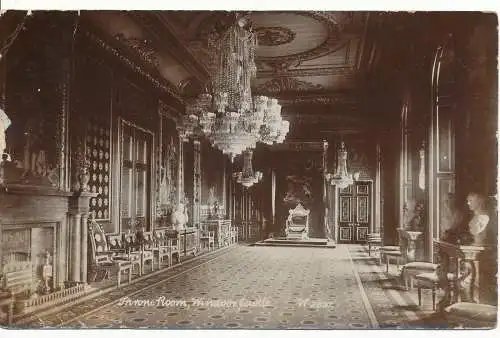 PC16436 Thronsaal. Windsor Castle. Nr. W 2897. RP. 1905