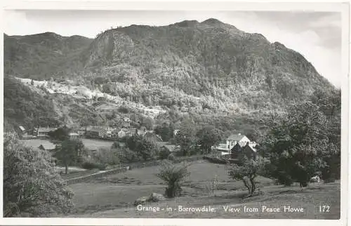 PC16158 Scheune in Borrowdale. Blick von Peace Howe. Zenith-Serie. RP. 1961