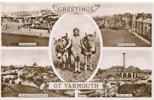 PC15875 Gt. Yarmouth. Multi-View. Nene-Serie. RP. 1952