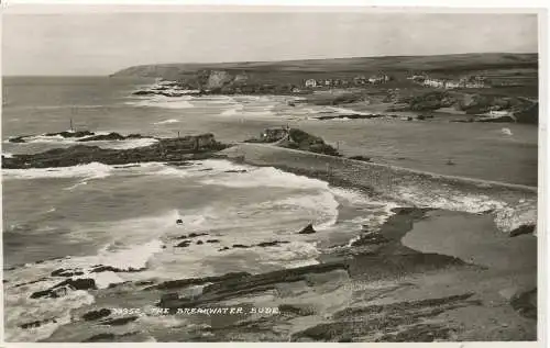 PC15965 The Breakwater. Bude. Harvey Barton und Sohn. RP. 1953