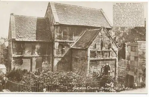 PC16397 Sächsische Kirche. Bradford auf Avon. Wilkinson. RP