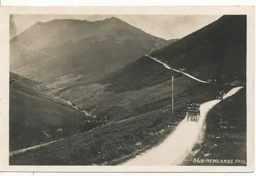 PC16412 Newlands Pass. Pettitt. Nr. 360. RP