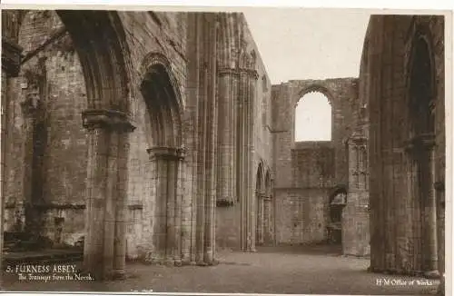 PC15984 Furness Abbey. Das Querschiff aus dem Norden. H.M. Büro der Werke. RP