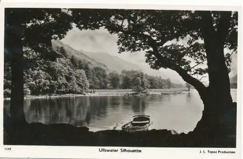 PC16536 Ullswater Silhouette. Topas. Nr. 1249. RP