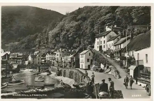 PC16180 Mars Hill. Lynmouth. Harvey Barton and Son Ltd. 45442. RP. 1955